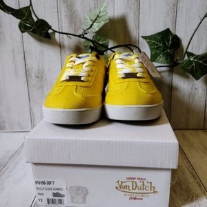 Toddlers Von Dutch Schwartz Lemon Sneakers size 13!!